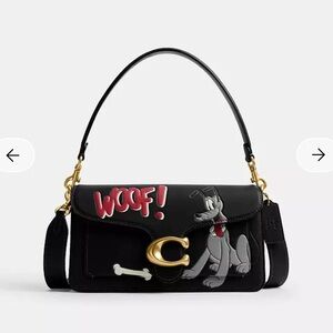 Disney X Coach Tabby Shoulder Bag 26
With Pluto brass/black NWT